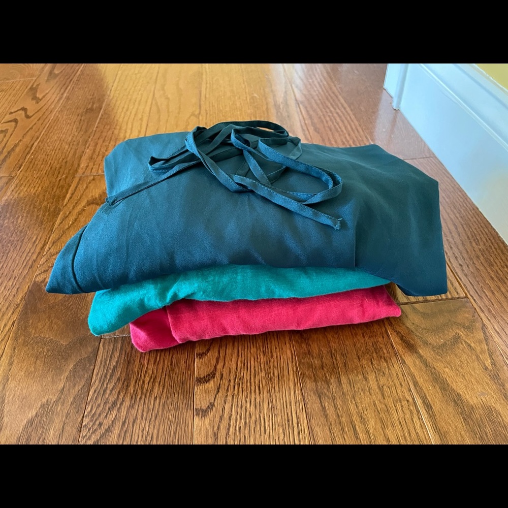 3 Maternity Tops Size L